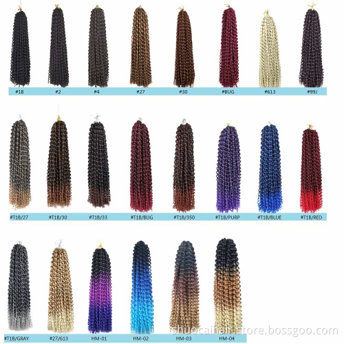 Hot Selling Onst 18inch 24inch Passion Twist Hair Synthetic Crochet Wave Braid Hair Extension Spring Twist Hair